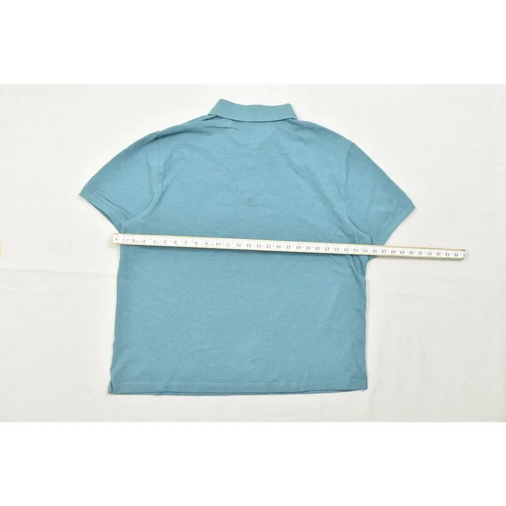 Banana Republic Men's Pique Polo Shirt Size XXL Green Short Sleeve Cotton